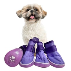 GENERICO - Zapatos para perro botas Talla XS - LILA