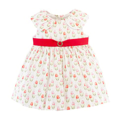 BABY CLUB CHIC - Vestido Estampado con Lazo Bebé Niña