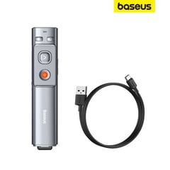 BASEUS - Puntero Laser Recargable Inalambrico Dual USB USB-C.