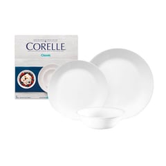 CORELLE - Vajilla 3 Piezas - Blanco Personal -300074