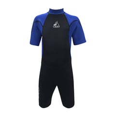 BOZ - Wetsuit de verano mangas y piernas cortas para niños unisex