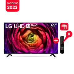 LG - Televisor LED 65'' UHD 4K ThinQ AI 65UR7300 + Control Magic 2023