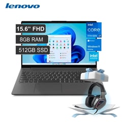 LENOVO - Laptop Lenovo Ideapad 5 15ITL05 Intel Core i7 1165G7 Ram 8GB Disco 512GB SSD 15.6?+ Audifono Gamer