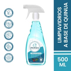 HANQA - Limpiavidrios Líquido Hierba Luisa Botella 500Ml