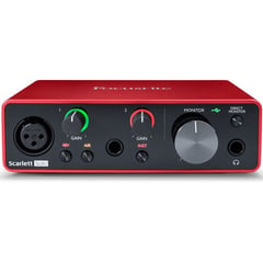 FOCUSRITE - Scarlett 18i8 Solo Usb Interfaz De Audio 3ra Gen