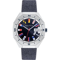 NAUTICA - Reloj Loves The Ocean NAPLSS001 para Caballero - Azul