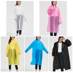 OEM - Poncho Reutilizable Impermeable para la Lluvia de EVA Unisex