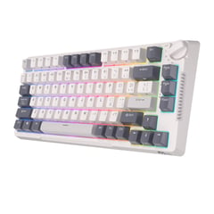 ROYAL KLUDGE - Teclado mecánico RK H81 color blanco