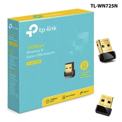 TP-LINK ADAPTADOR INALÁMBRICO N USB NANO DE 150 MBPS (TL-WN725N)