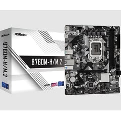 ASROCK - Tarjeta Madre B760M-H M.2 LGA 1700 PCIE 4.0 DDR5