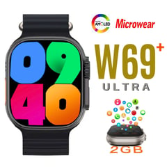 MICROWEAR - Smart Watch W69 Plus Ultra Serie 8 Color Negro