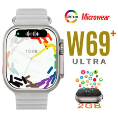 MICROWEAR - Smart Watch W69 Plus Ultra Serie 8 Color Gris