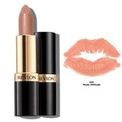 REVLON - SUPER LUSTROUS NUDE ATTITUDE 002 - LABIAL EN BARRA MATE