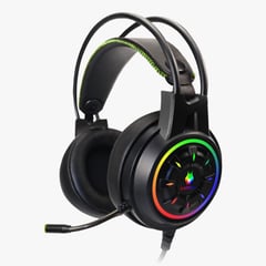 ANTRYX - AURICULARES GH-520 CHROME STORM 21 RGB CON MICROFONO