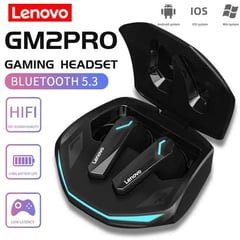 LENOVO - Audífonos Gammer inalámbricos Bluetooth TWS GM2 PRO - Negro