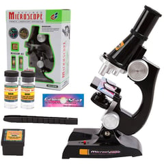 GENERICO - Kit de laboratorio de ciencias con microscopio Junior