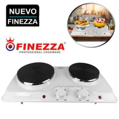 FINEZZA - Cocina Eléctrica 2 Hornillas FZ-204D4B