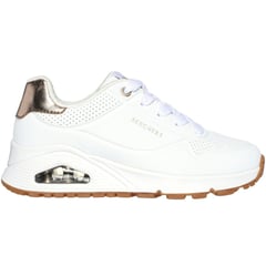 SKECHERS - Zapatilla Uno Gen1-Shimmer Away Blanco para Mujer