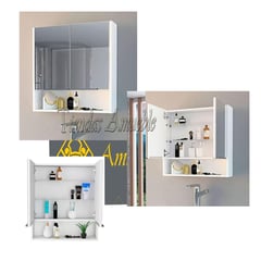 AMUEBLE - REPISA MUEBLE DE BAÑO CON ESPEJO RONALD TIENDAS