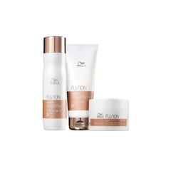 WELLA - FUSION – Trío Shampoo 250 ml + Conditioner 200 ml + Mask 150 ml