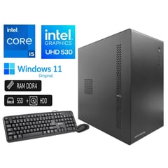 INTEL - COMPUTADORA PC Core i5 ,8GB Ram, 256 SSD + HDD