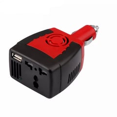 SEISA - Inversor de corriente CC 12 V a 220 V para cigarrera 75W