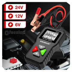 Tester digital probador bateria 6v 12v 24v diagnosticador