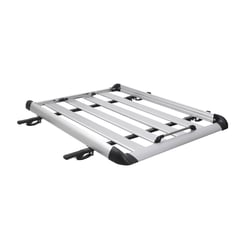 GENERICO - PARRILLA DE ALUMINIO PLANA 130CM SILVER