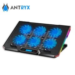 ANTRYX - COOLER PARA LAPTOP DE HASTA 17 PULGADAS XTREME AIR X600 LUZ RGB