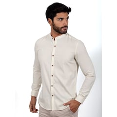 ISAGUE - CAMISA LINO CUELLO NERU MANGA LARGA HOMBRE ISAGUE.