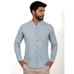 ISAGUE - CAMISA LINO CUELLO NERU MANGA LARGA HOMBRE ISAGUE.