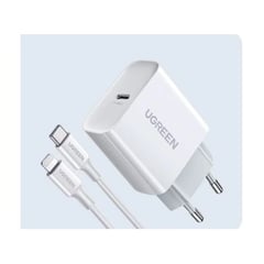 UGREEN - Cargador con Cable Lightning para Iphone - 20w - UGREEN - Blanco