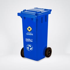 WARMI - Contenedor de Basura 240 Lts. Azul