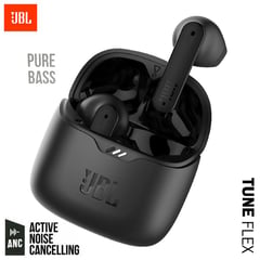 JBL - Tune Flex NC Audifonos Bluetooth 5.2 Pure Bass IPX4 TWS