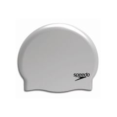 SPEEDO - Gorro Natacion Plain Moulded Plata