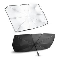 CC GROUP - Parasol Parabrisas Auto Sombrilla Plegable Protección UV