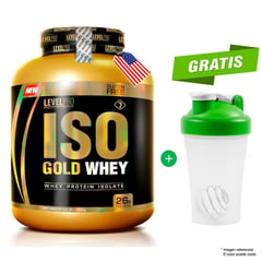 LEVEL PRO - PROTEÍNA ISOLATADA ISO GOLD WHEY 3KG VAINILLA