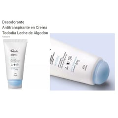 NATURA - Tododia desodorante en crema leche de algodon