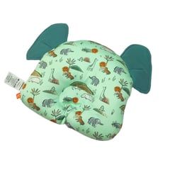 GENERICO - Baby Cavity - Almohada anti cabeza plana - Safari verde.