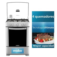 MABE - COCINA A GAS 4 HORNILLAS CMP6014AG0