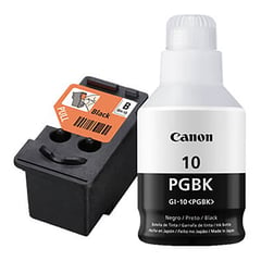 CANON - Pack CABEZAL BH-10 NEGRO TINTA GI-10BK Negro