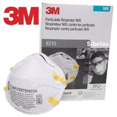 3M - Respirador 3M N95 8210 mascarilla N95 Caja de 20 unidades