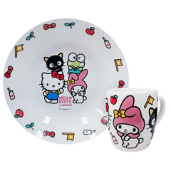 - Set Cerámica 2Pz Tz Plt Pared Hello Kitty and Friends