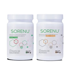 SORENU - Citrato de magnesio y potasio - x Pack 500 g