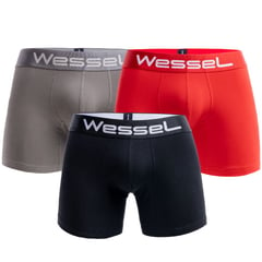 WESSEL - Boxer Pack Basic x3 Hombre