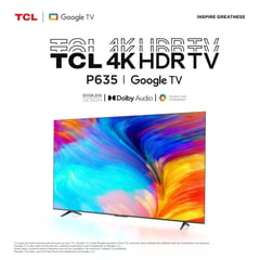 TCL - TELEVISOR UHD 4K 43 SMART TV 43P635 GOOGLE TV