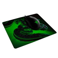 RAZER - Combo Gaming Mouse Abyssus Lite Mouse Pad Goliathus