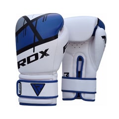 RDX - Guantes de Boxeo F7 Ego Blue 14 Onzas