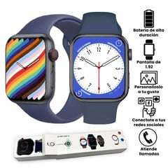 GENERICO - Smart Watch I9 Pro Max S Series 9 - AZUL