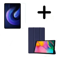 GENERICO - Funda o Flip Cover Para Xiaomi Mi Pad 6 o 6Pro Azul + Mica de Vidrio